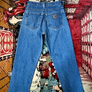 Carhartt VTG 2005 blue mid-wash traditional fit jeans 27 x 26”